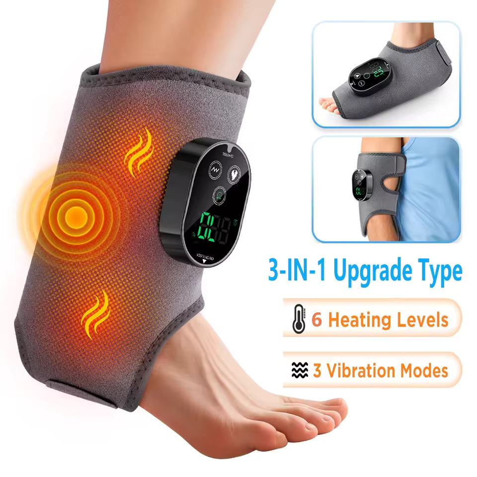 Adjustable Heated Ankle & Wrist Wrap Massager