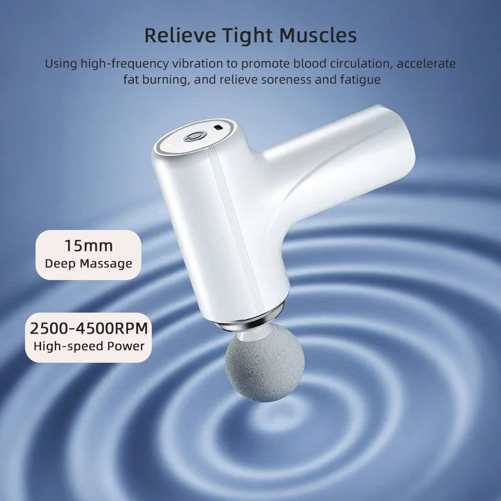Mini Electric Massage Gun with 6 Speed Levels