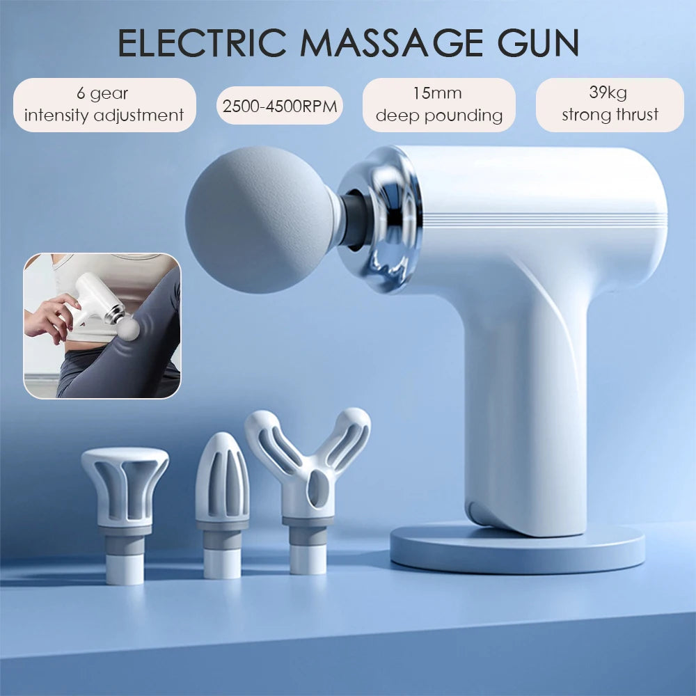 Mini Electric Massage Gun with 6 Speed Levels