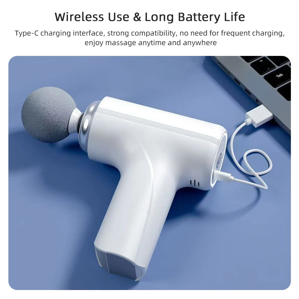 Mini Electric Massage Gun with 6 Speed Levels