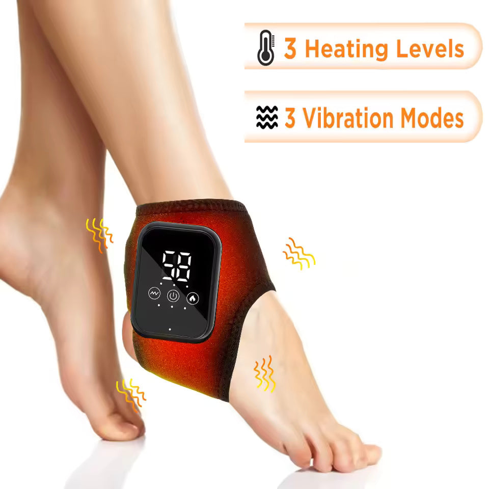 Adjustable Heated Ankle & Wrist Wrap Massager