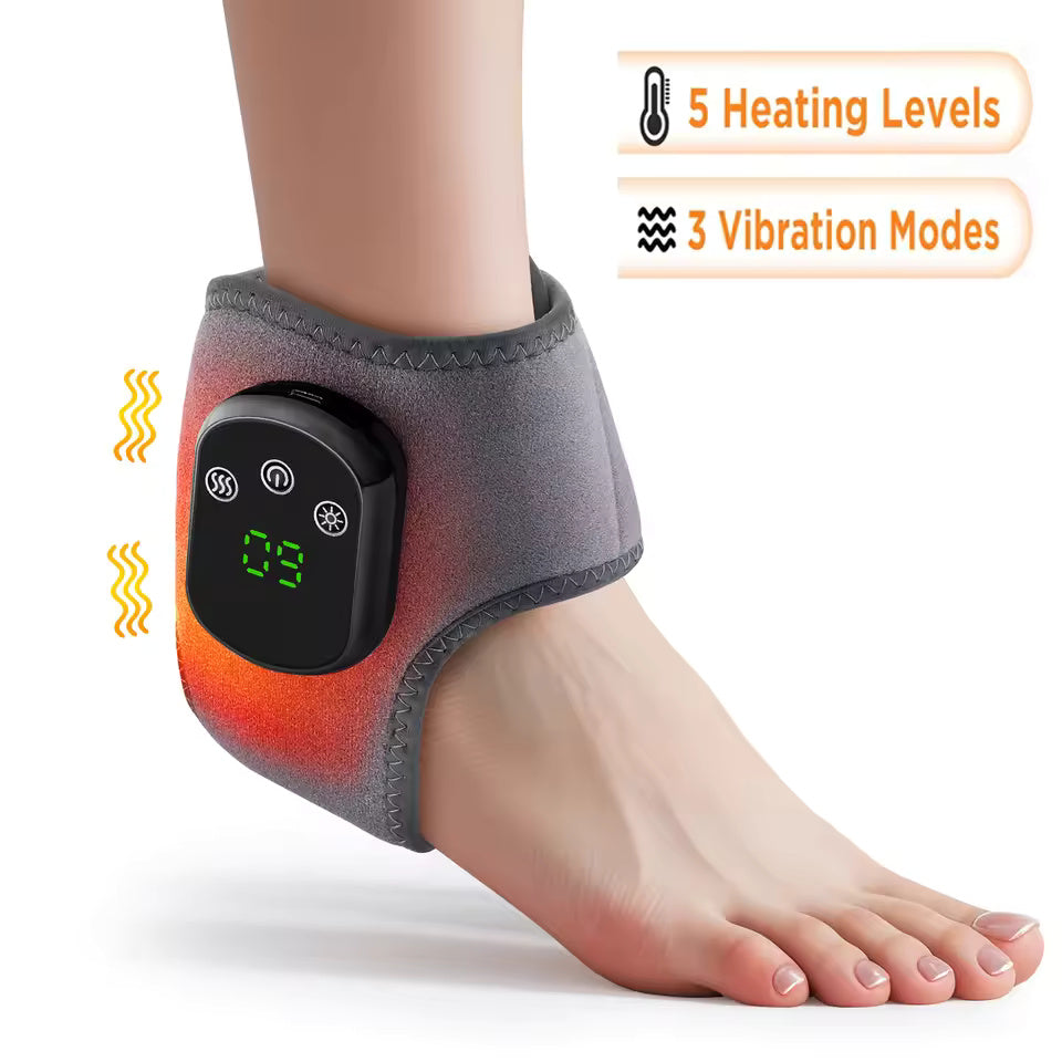 Adjustable Heated Ankle & Wrist Wrap Massager