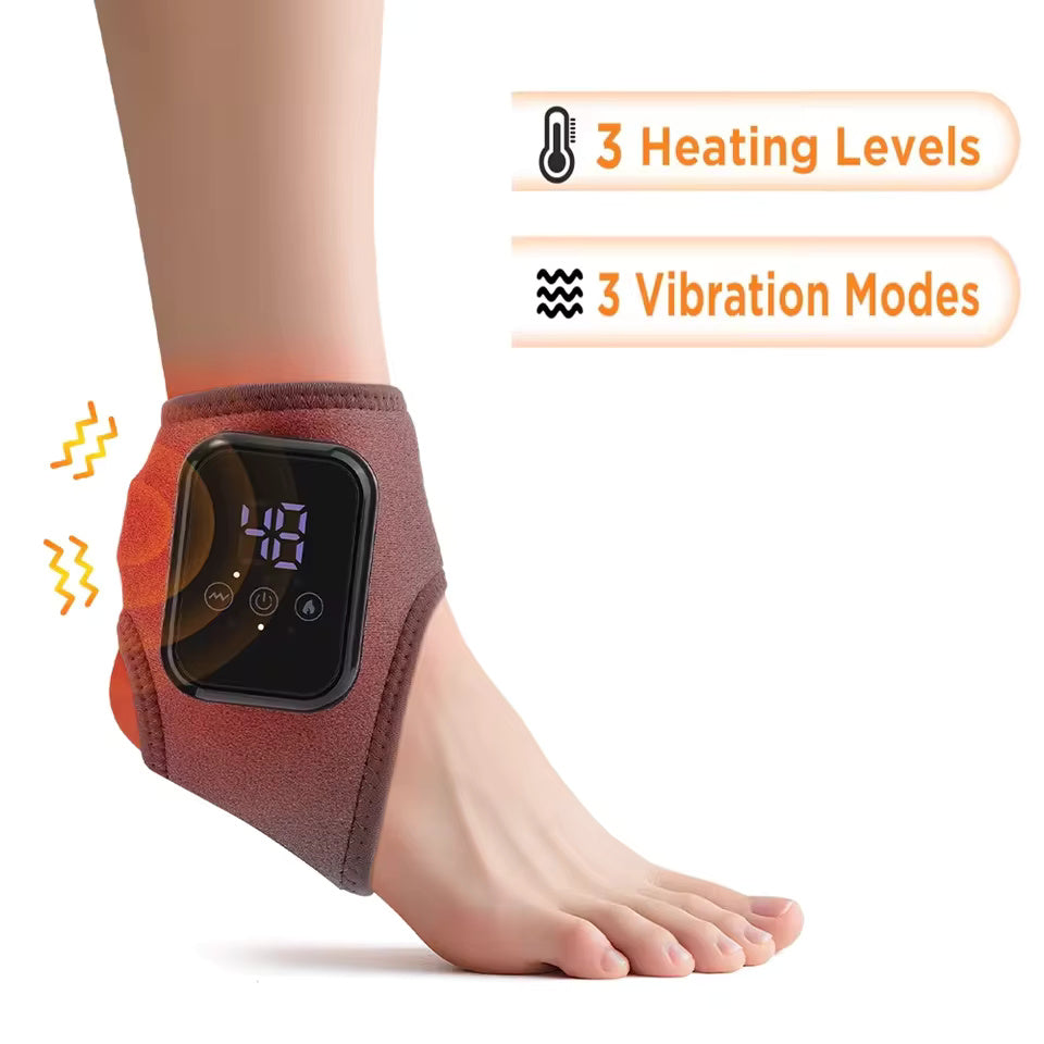 Adjustable Heated Ankle & Wrist Wrap Massager